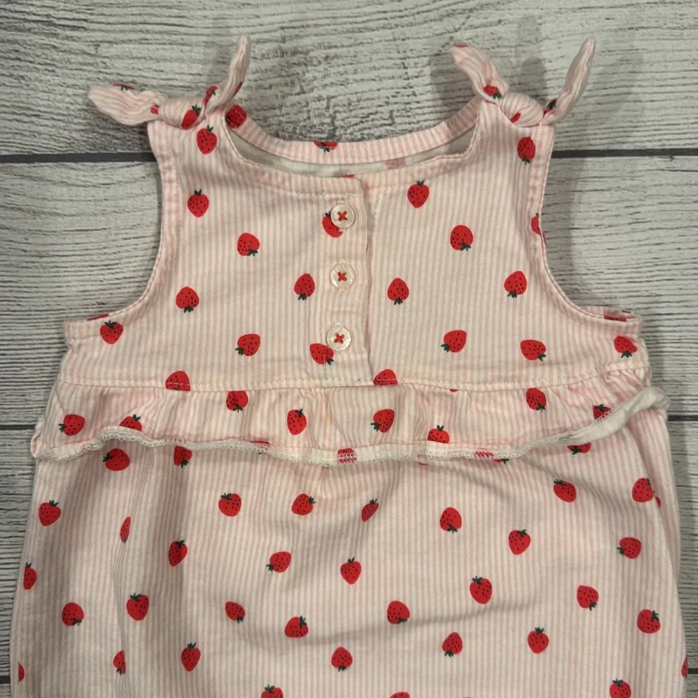 Carter’s Baby Girls Strawberry Print Romper